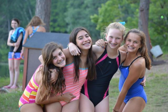Smiling WeHaKee campers